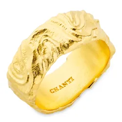 ring i forgyldt messing - Eliné