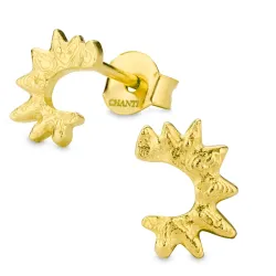 øreringe i forgyldt messing - Eliné