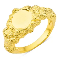 ring i forgyldt messing - Eliné