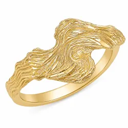 ring i forgyldt messing - Lumé Etched