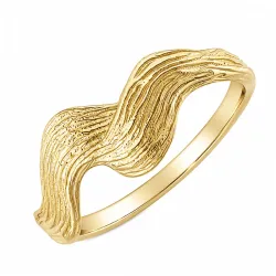 ring i forgyldt messing - Lumé Etched