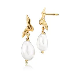 Izabel Camille Fairy øreringe i forgyldt sølv