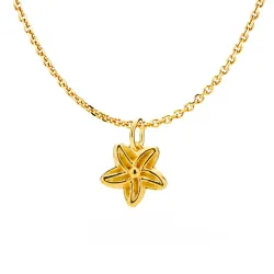 Izabel Camille Rosalina Halskæde med vedhæng i forgyldt sølv