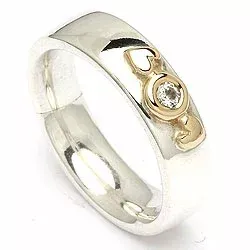 Kollektionsprøve zirkon ring i sølv