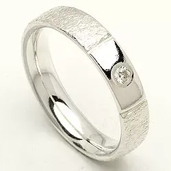 Kollektionsprøve zirkon ring i sølv