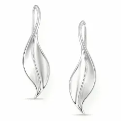 Kollektionsprøve blad øreringe i sølv