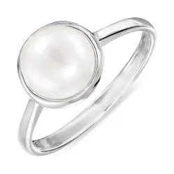 Kollektionsprøve perle ring i sølv