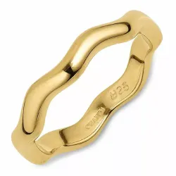 Kollektionsprøve ring i forgyldt sølv