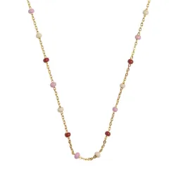 Enamel Lola Rosie halskæde i forgyldt sølv