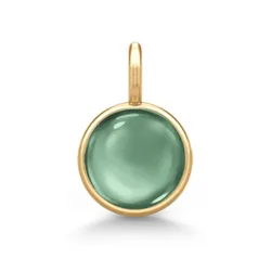 Julie Sandlau Little Prime Turmalin vedhæng i forgyldt sølv