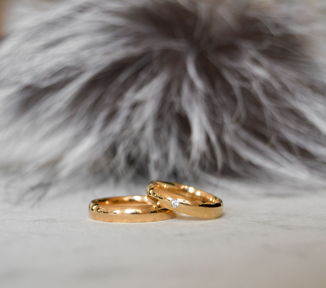 Vielsesringe i guld
